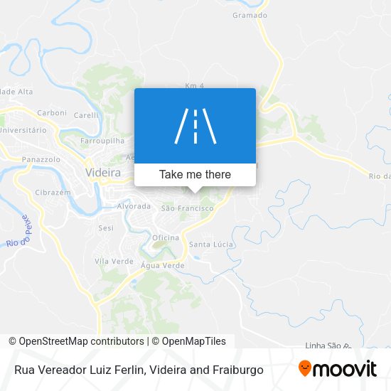 Rua Vereador Luiz Ferlin map