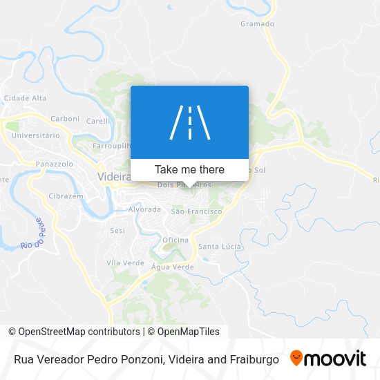 Rua Vereador Pedro Ponzoni map