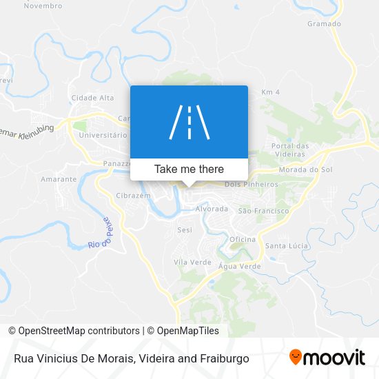 Rua Vinicius De Morais map