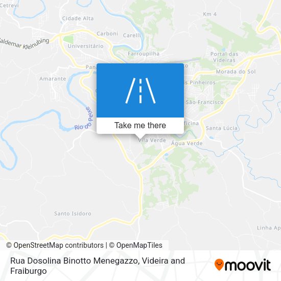 Rua Dosolina Binotto Menegazzo map
