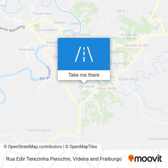 Rua Edir Terezinha Peruchin map