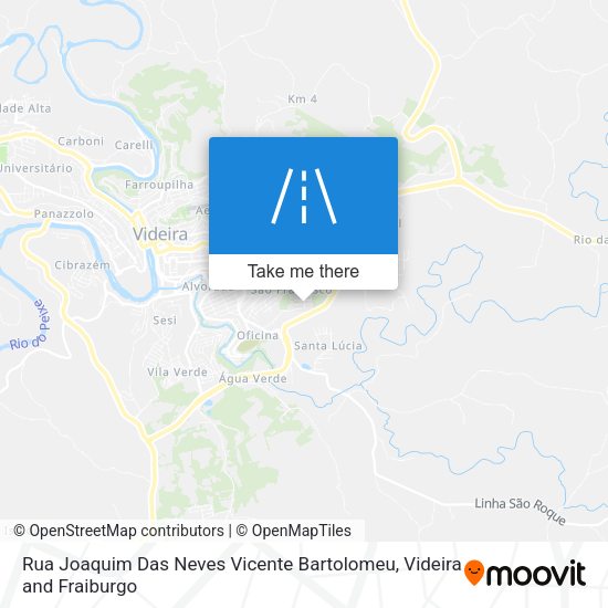 Rua Joaquim Das Neves Vicente Bartolomeu map