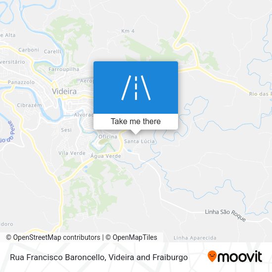 Rua Francisco Baroncello map