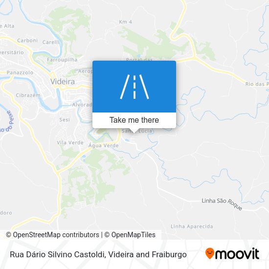 Rua Dário Silvino Castoldi map