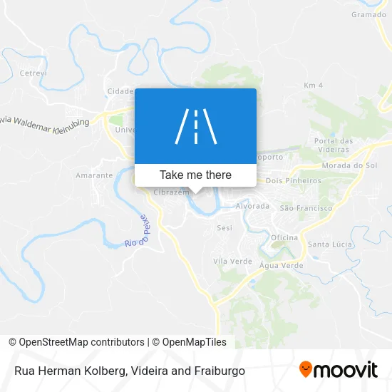 Rua Herman Kolberg map