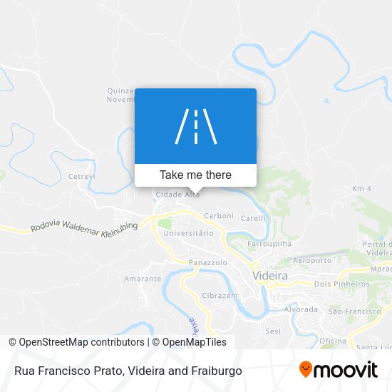 Rua Francisco Prato map