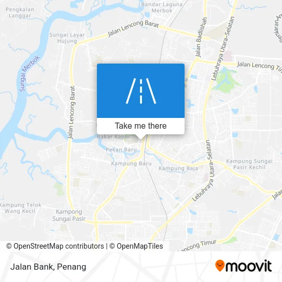 Jalan Bank map