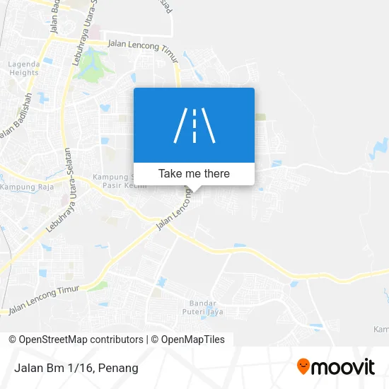 Jalan Bm 1/16 map