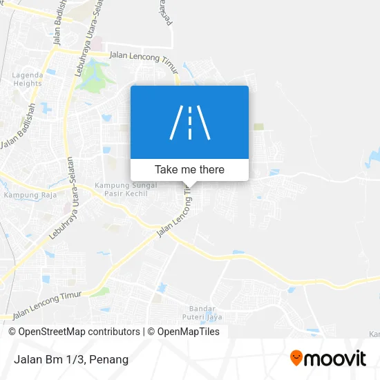Jalan Bm 1/3 map