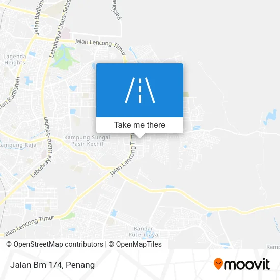 Jalan Bm 1/4 map