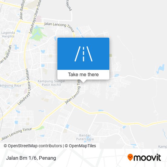 Jalan Bm 1/6 map