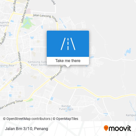 Jalan Bm 3/10 map