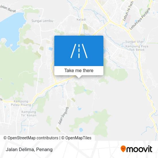 Jalan Delima map