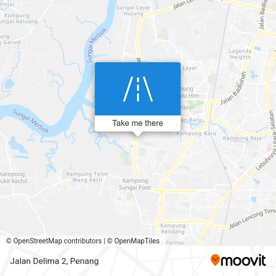 Jalan Delima 2 map