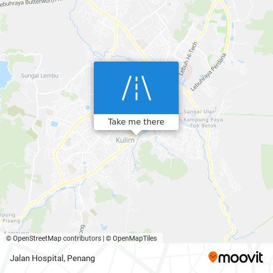 Peta Jalan Hospital