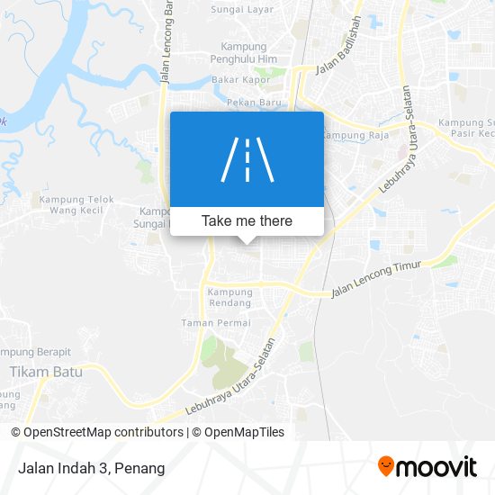 Jalan Indah 3 map