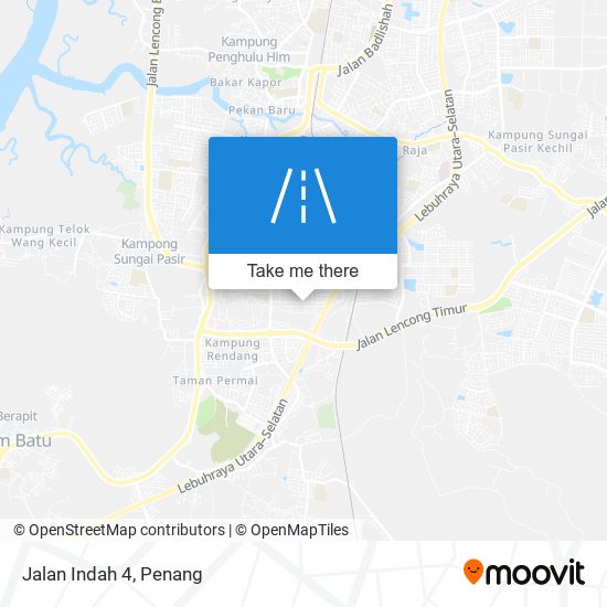 Jalan Indah 4 map