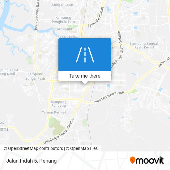 Jalan Indah 5 map