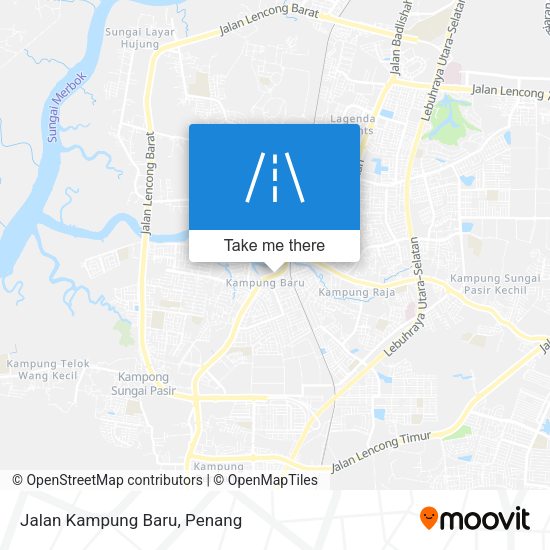 Peta Jalan Kampung Baru