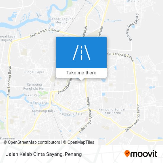 Peta Jalan Kelab Cinta Sayang