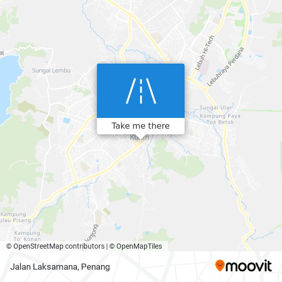 Jalan Laksamana map