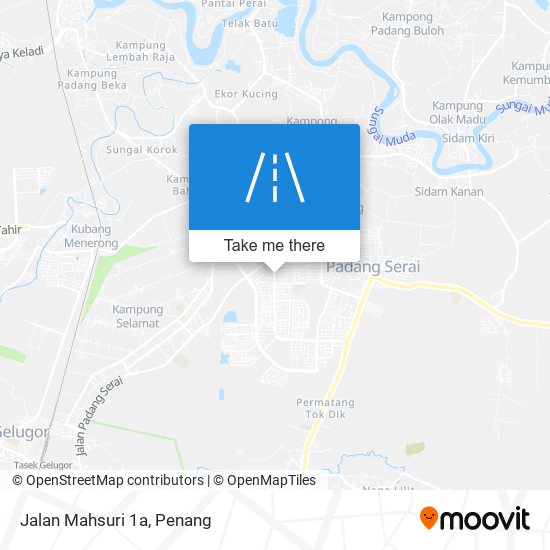 Jalan Mahsuri 1a map