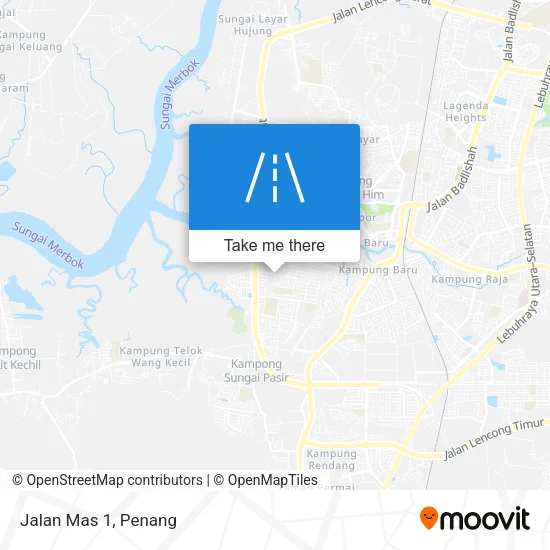 Jalan Mas 1 map