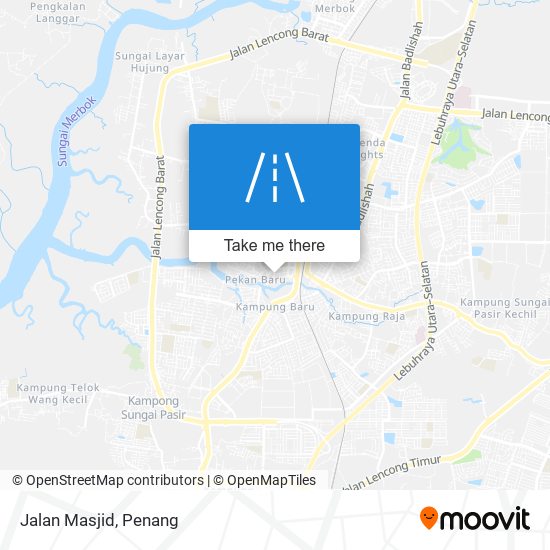 Jalan Masjid map