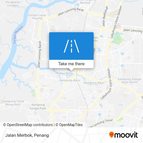 Jalan Merbok map