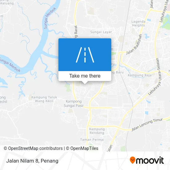 Jalan Nilam 8 map