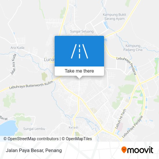 Peta Jalan Paya Besar