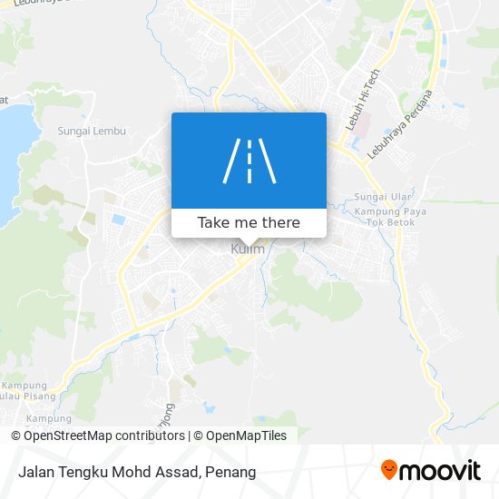 Jalan Tengku Mohd Assad map