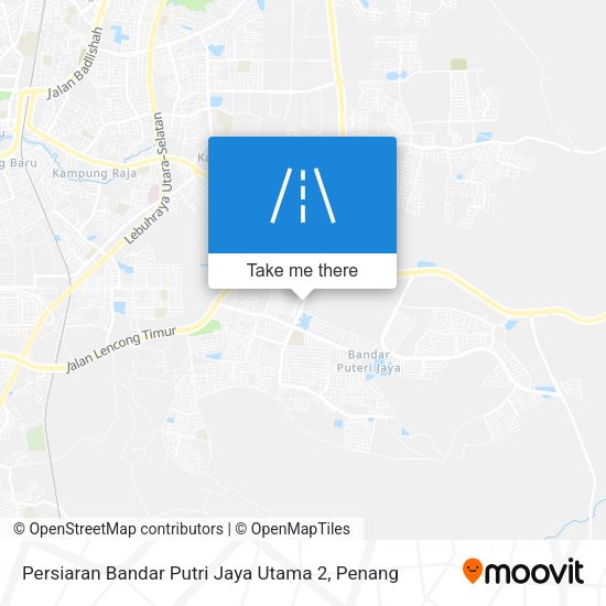 Peta Persiaran Bandar Putri Jaya Utama 2