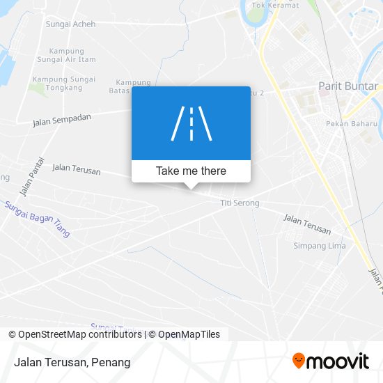 Peta Jalan Terusan