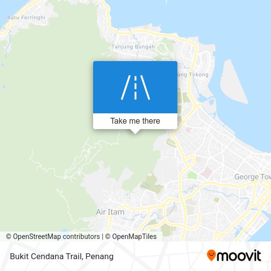 Peta Bukit Cendana Trail