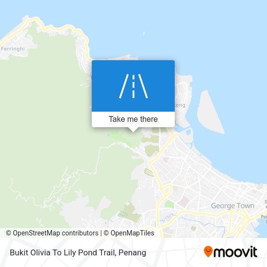 Bukit Olivia To Lily Pond Trail map