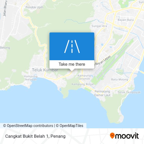 Cangkat Bukit Belah 1 map
