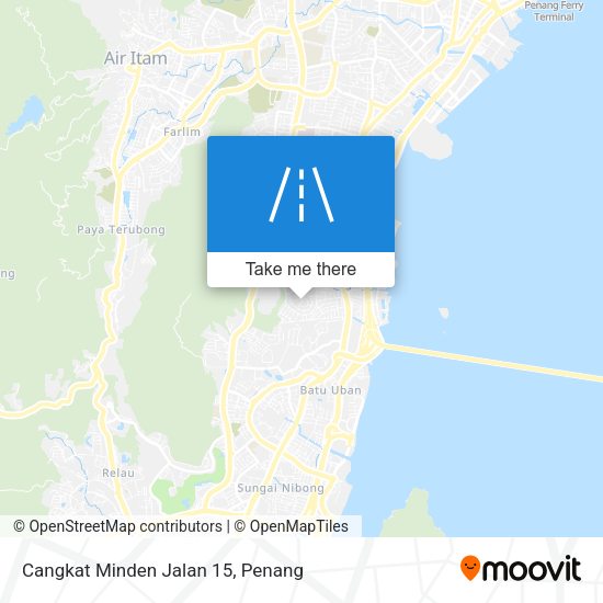 Peta Cangkat Minden Jalan 15