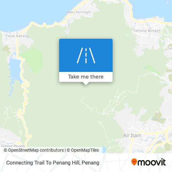 Connecting Trail To Penang Hill map