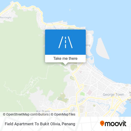 Peta Field Apartment To Bukit Olivia