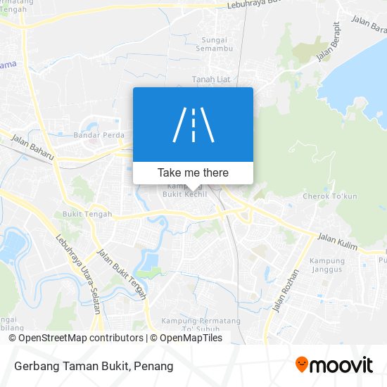 Peta Gerbang Taman Bukit