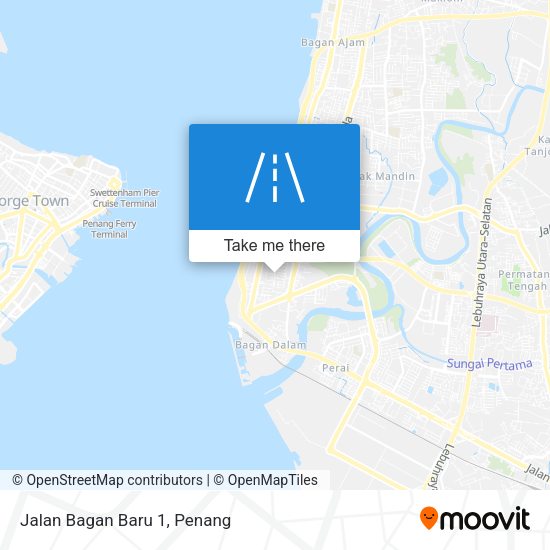 Peta Jalan Bagan Baru 1