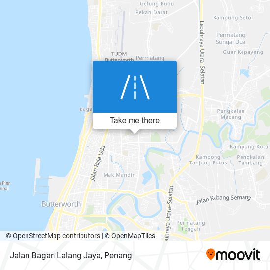 Peta Jalan Bagan Lalang Jaya