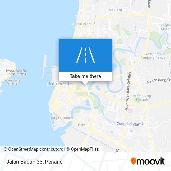 Jalan Bagan 33 map