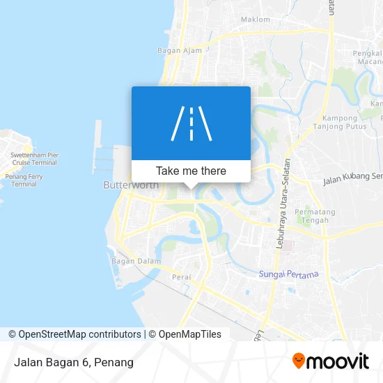 Jalan Bagan 6 map