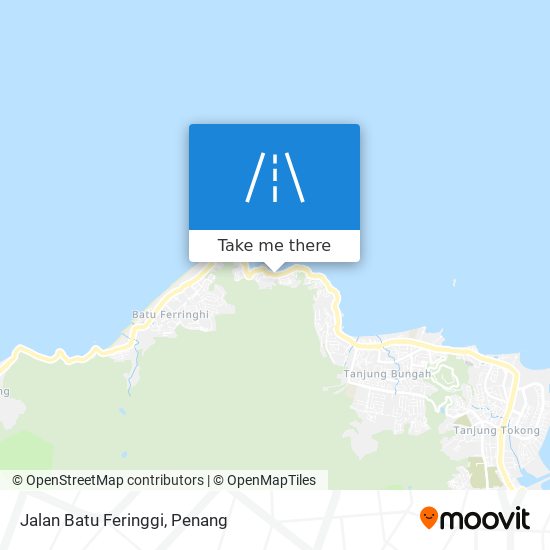 Peta Jalan Batu Feringgi