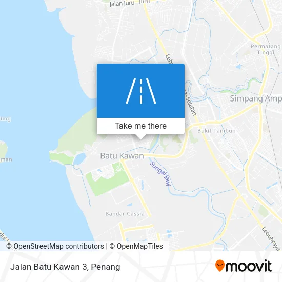 Jalan Batu Kawan 3 map