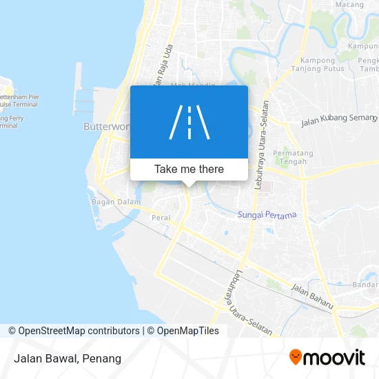 Jalan Bawal map