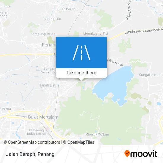 Jalan Berapit map