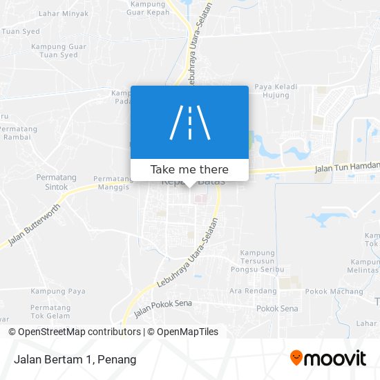 Jalan Bertam 1 map